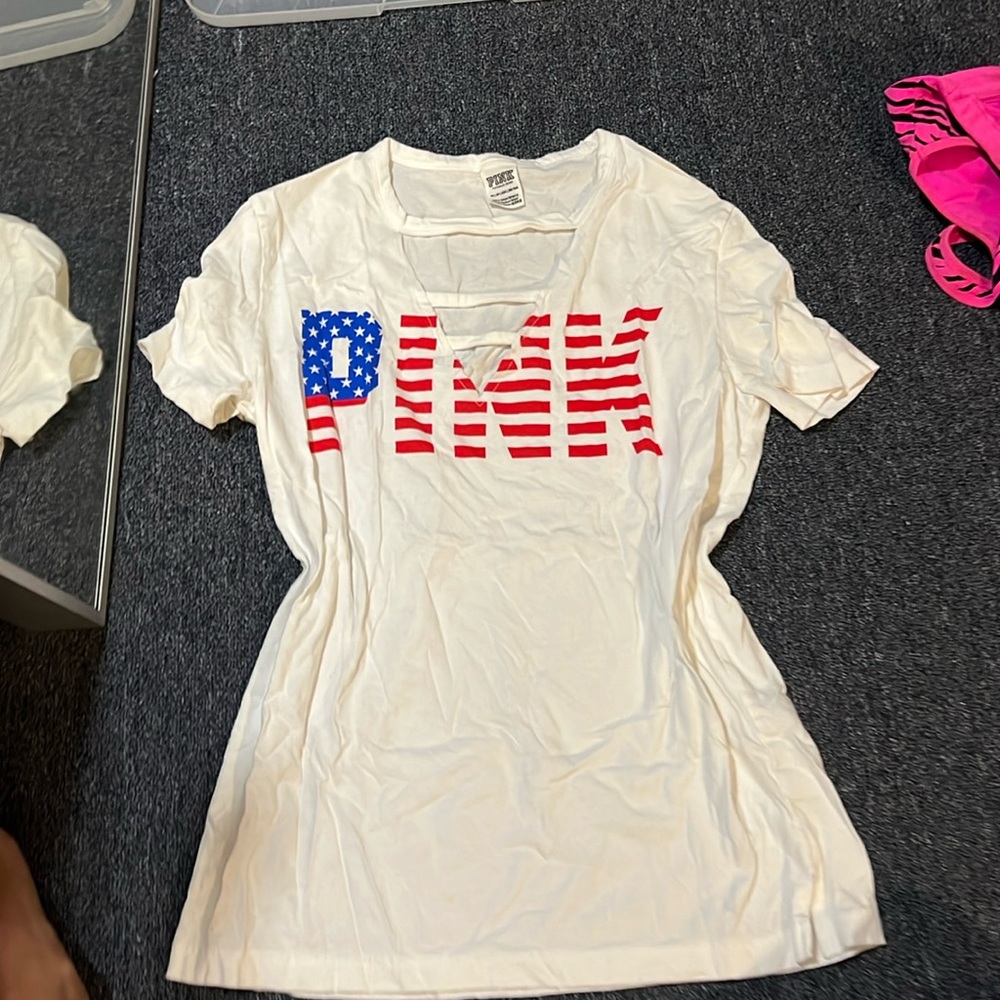 PINK oversized tshirt XS
